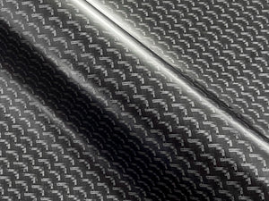 WRPD. Large Fishtail Black Carbon Fibre Wrap