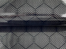 Load image into Gallery viewer, WRPD. Jacquard Hex Twill Weave Black Carbon Fibre Wrap
