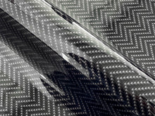 Load image into Gallery viewer, WRPD. Large Herringbone Twill Weave Black Carbon Fibre Wrap
