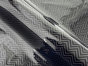WRPD. Herringbone Twill Weave Black Carbon Fibre Wrap