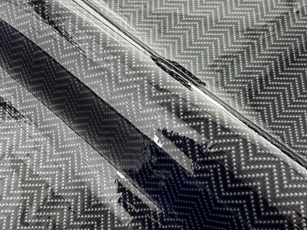 WRPD. Herringbone Twill Weave Black Carbon Fibre Wrap