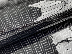 WRPD. Herringbone Twill Weave Black Carbon Fibre Wrap