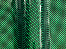 Load image into Gallery viewer, WRPD. Twill Weave Green Carbon Fibre Wrap

