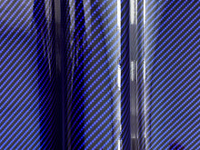 Load image into Gallery viewer, WRPD. Twill Weave Midnight Blue Carbon Fibre Wrap
