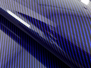 WRPD. Twill Weave Midnight Blue Carbon Fibre Wrap