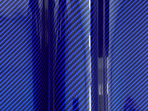 WRPD. Twill Weave Blue Carbon Fibre Wrap