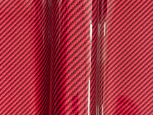 Load image into Gallery viewer, 3m x 1.37m - WRPD. Twill Weave Light Red Carbon Fibre Wrap (SALE)
