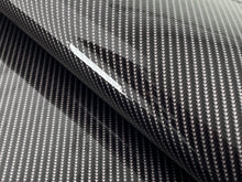 Load image into Gallery viewer, WRPD. Twill Weave Grey Carbon Fibre Wrap
