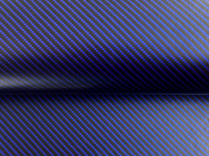 WRPD. Twill Weave Midnight Blue Carbon Fibre Wrap