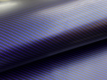 Load image into Gallery viewer, WRPD. Twill Weave Midnight Blue Carbon Fibre Wrap
