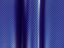 Load image into Gallery viewer, WRPD. Twill Weave Blue Carbon Fibre Wrap

