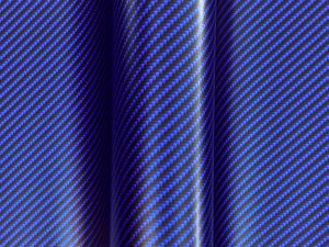 WRPD. Twill Weave Blue Carbon Fibre Wrap