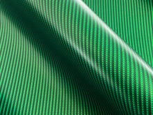 Load image into Gallery viewer, WRPD. Twill Weave Light Green Carbon Fibre Wrap
