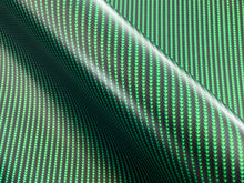 Load image into Gallery viewer, WRPD. Twill Weave Green Carbon Fibre Wrap
