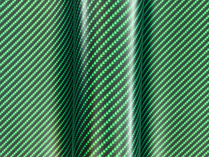 WRPD. Twill Weave Green Carbon Fibre Wrap