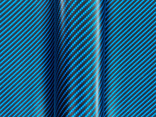 Load image into Gallery viewer, WRPD. Twill Weave Teal Carbon Fibre Wrap
