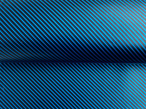 WRPD. Twill Weave Teal Carbon Fibre Wrap