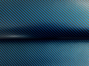 WRPD. Twill Weave Midnight Teal Carbon Fibre Wrap