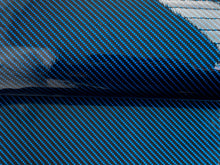 Load image into Gallery viewer, WRPD. Twill Weave Midnight Teal Carbon Fibre Wrap
