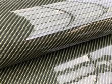 Load image into Gallery viewer, WRPD. Twill Weave Light Khaki Carbon Fibre Wrap
