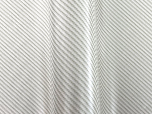 1.5m x 0.85m - WRPD. Gloss Twill Weave White Carbon Fibre Wrap (SALE)