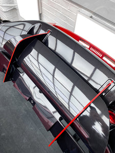 WRPD. Mirrored (Length) Twill Weave Black Carbon Fibre Wrap