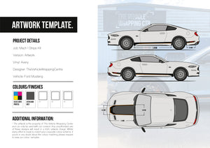 Ford Mustang Mach-1 Stripe kit