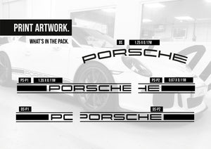 Porsche GT3 Stripe kit