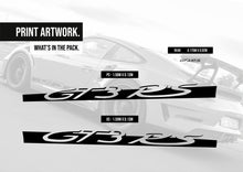 Load image into Gallery viewer, Porsche GT3RS Decals
