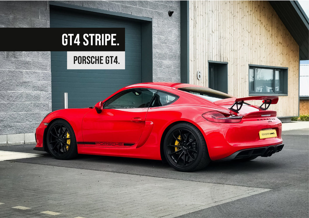 Porsche GT4 Stripe kit