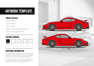 Porsche GT4 Stripe kit