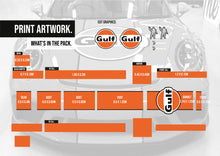 Load image into Gallery viewer, Porsche GT3 Gulf Livery Kit
