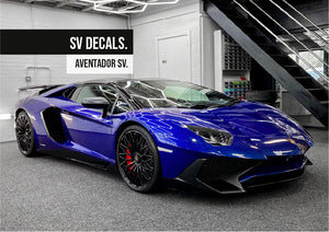 Aventador SV Decal