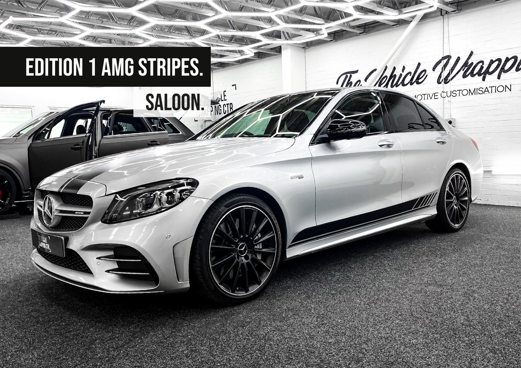 Mercedes Benz 1x Rim Stripes sticker decals in your desired size and color  - N° F100