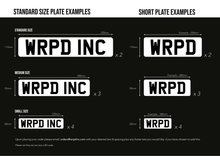 Load image into Gallery viewer, Front Show Plate Stickers (UK Style)
