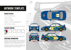 Subaru Impreza Rallye Monte-Carlo Decal Kit